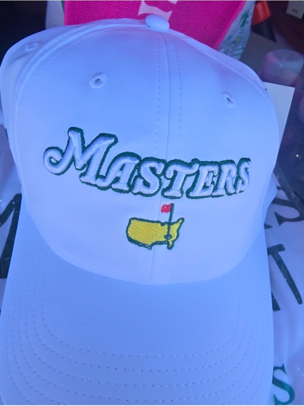 2026 Masters Embroidered White Golf Hat - Picture 2 of 2